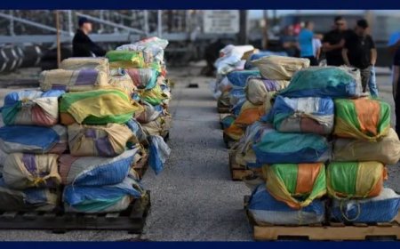 Amerikaanse kustwacht onderschept drugs ter waarde van 57 miljoen dollar.