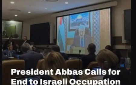   Abbas: Komend jaar moet einde brengen aan Israëlische bezetting.