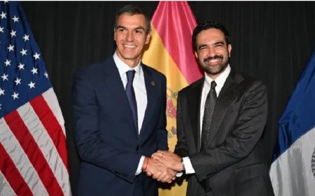 Sánchez en Mamdani presenteren alternatief economisch model
