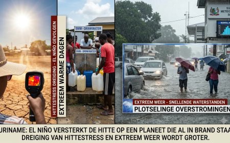 El Niño komt eraan: ook Suriname moet alert zijn