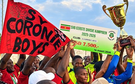 Officieel: Coronie Boys promoveert naar Suriname Major League