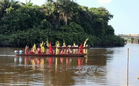 Cotticarivier ‘danst’ op ritme van ‘Poolo boto’