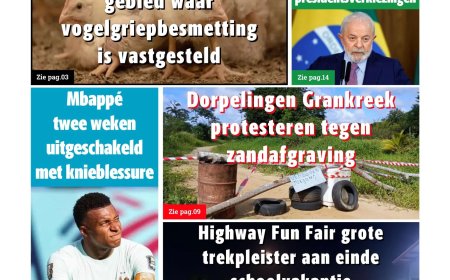 Dagblad Suriname, maandag 28 september 2026