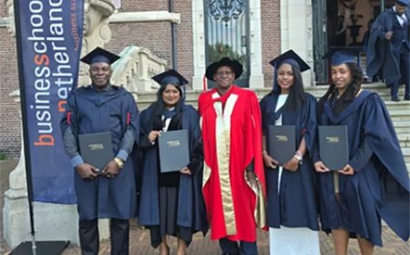 Surinaamse studenten behalen MBA in Amsterdam