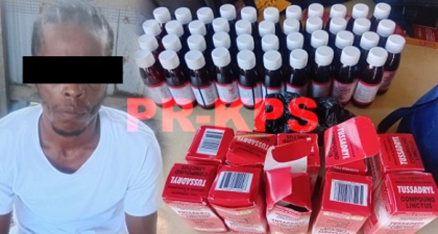 Guyanees aangehouden bij Burnside met 53 flessen hoestdrank