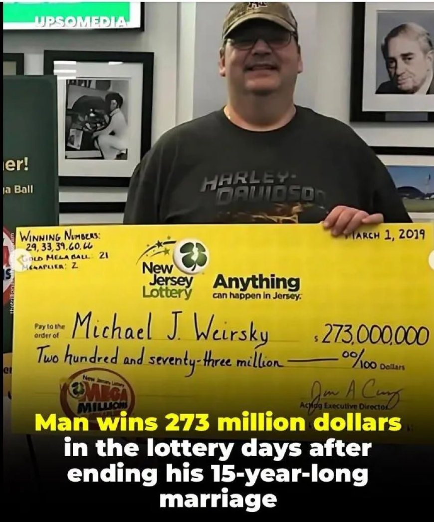 Man wint 273 miljoen dollar na scheiding