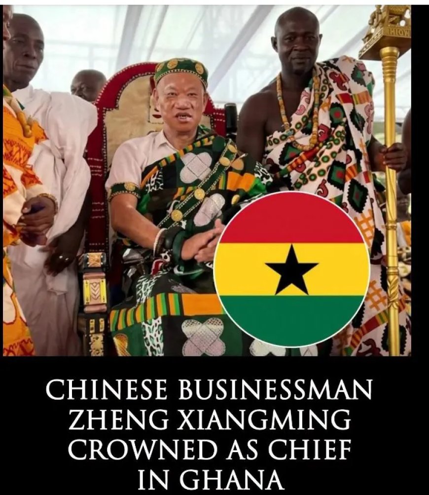 Chinese zakenman wordt traditioneel opperhoofd in Ghana