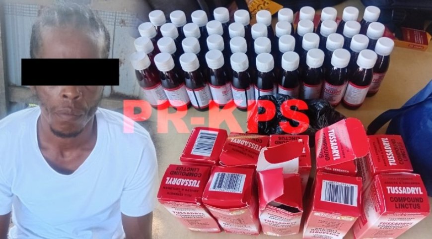 Guyanees opgesloten wegens smokkel Tussadryl-hoestdrank