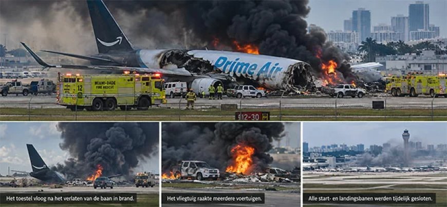 Minstens vijf doden bij crash vrachtvliegtuig op luchthaven Miami