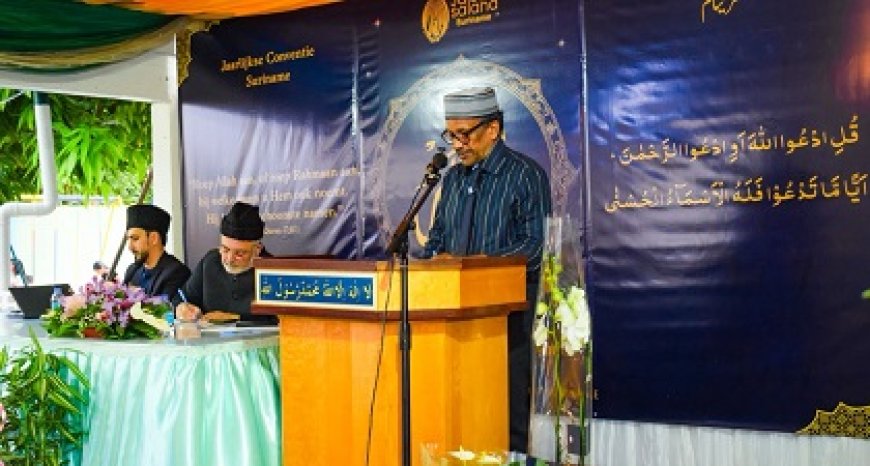 Ahmadiyya Moslim Gemeenschap viert 70-jarig bestaan in Suriname