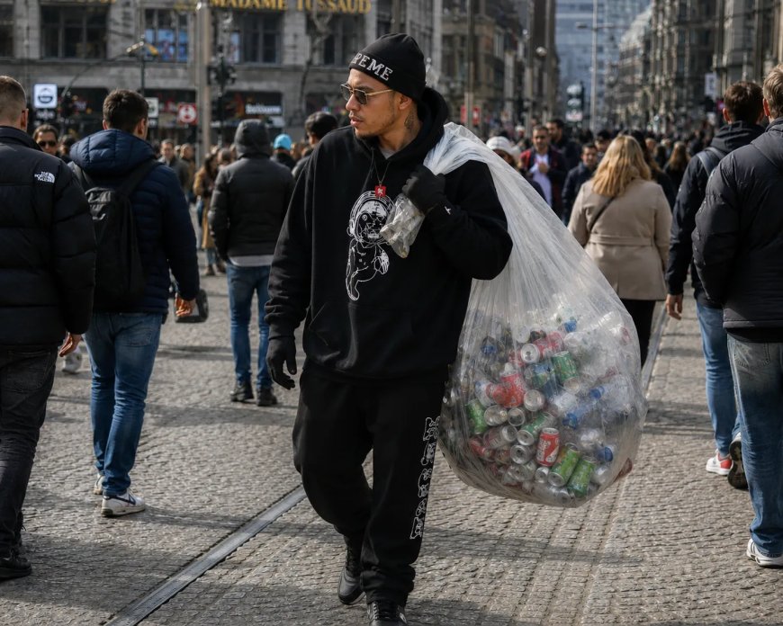 De blikjesraper als afvaljager of ondernemer
