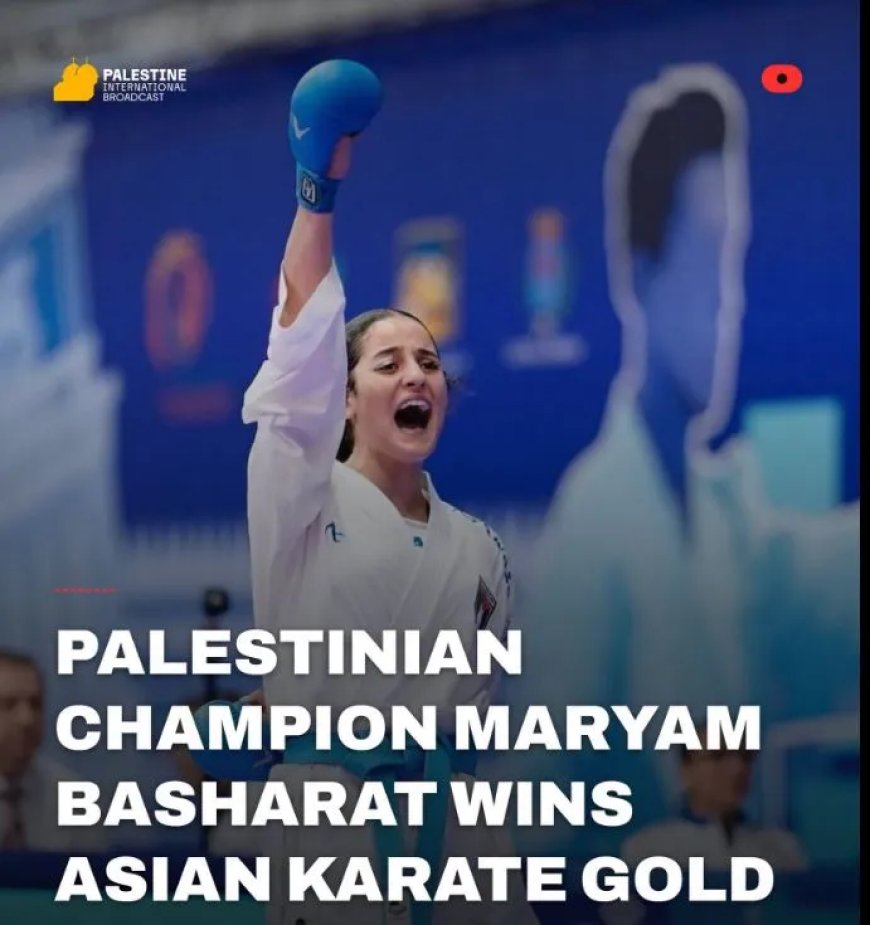 Palestijnse Maryam Basharat wint Aziatisch karategoud