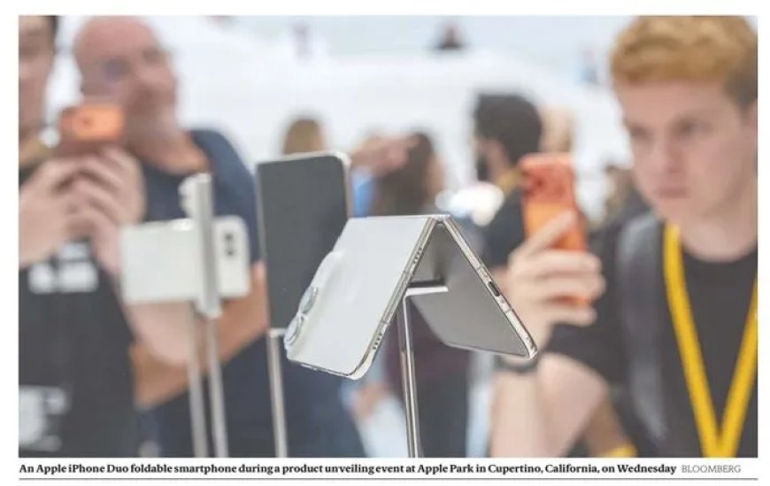 Apple toont opvouwbare iPhone Duo