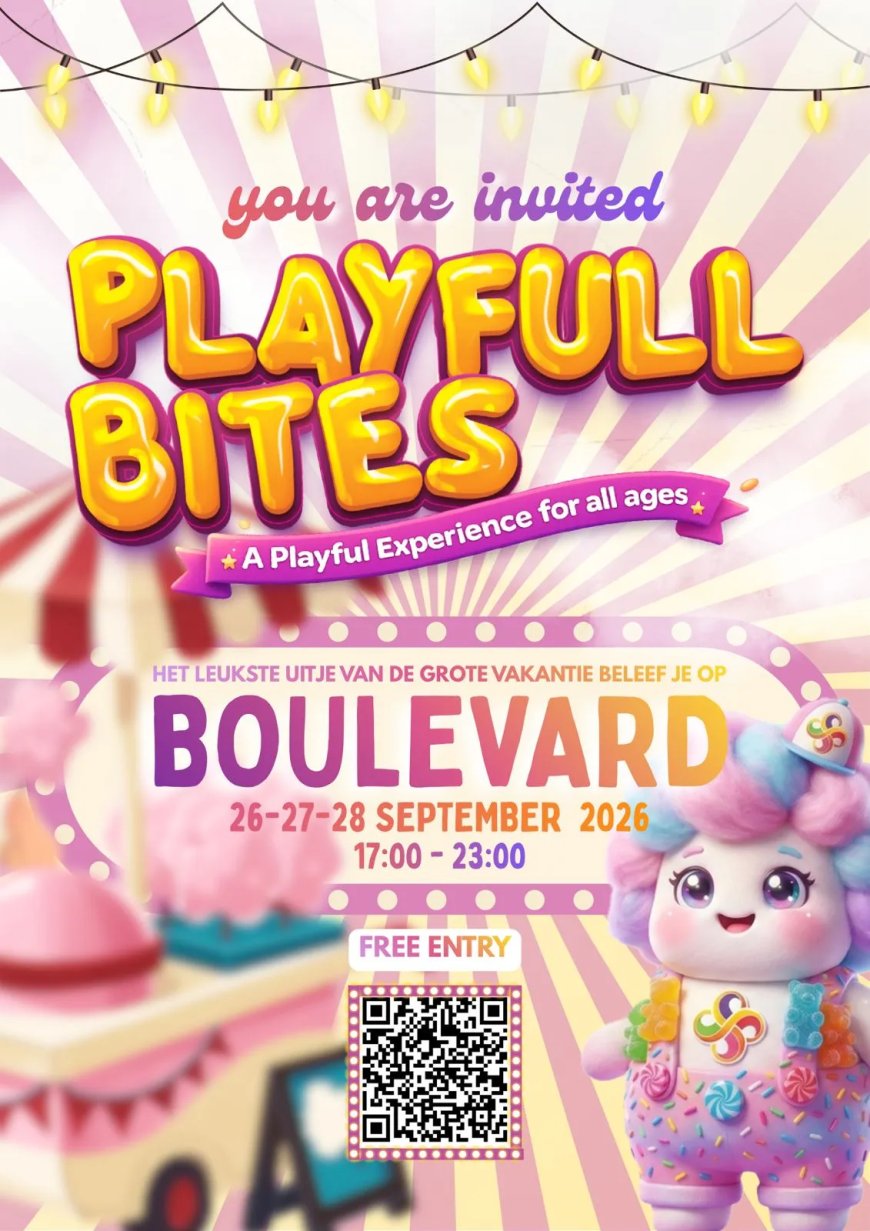 Playfull Bites Fair keert terug: 3 dagen gratis familieplezier op de Boulevard