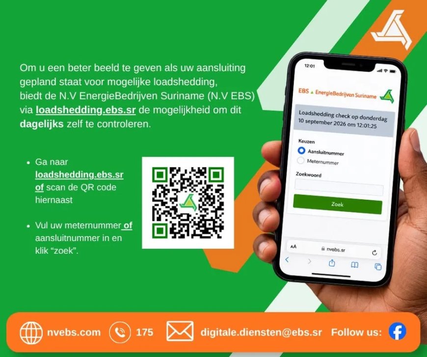 Loadshedding waar, wanneer? EBS legt de bal bij de burger