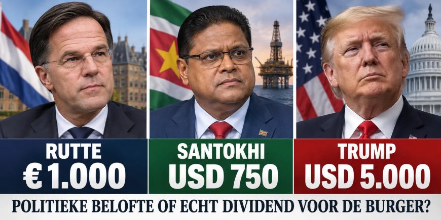 Rutte dividend, Santokhi dividend en Trump dividend: politiek geld met dezelfde verleiding