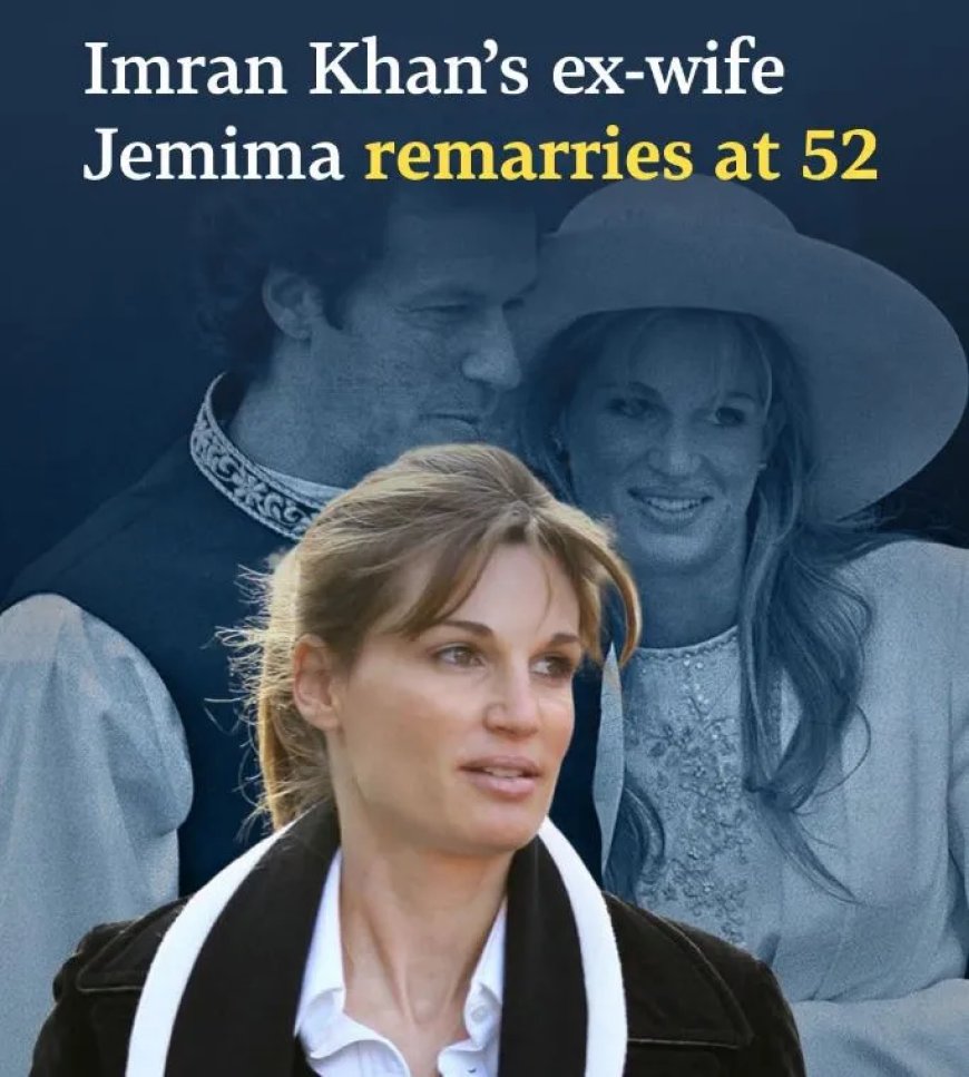 Ex vrouw Imran Khan hertrouwt op 52 jarige leeftijd