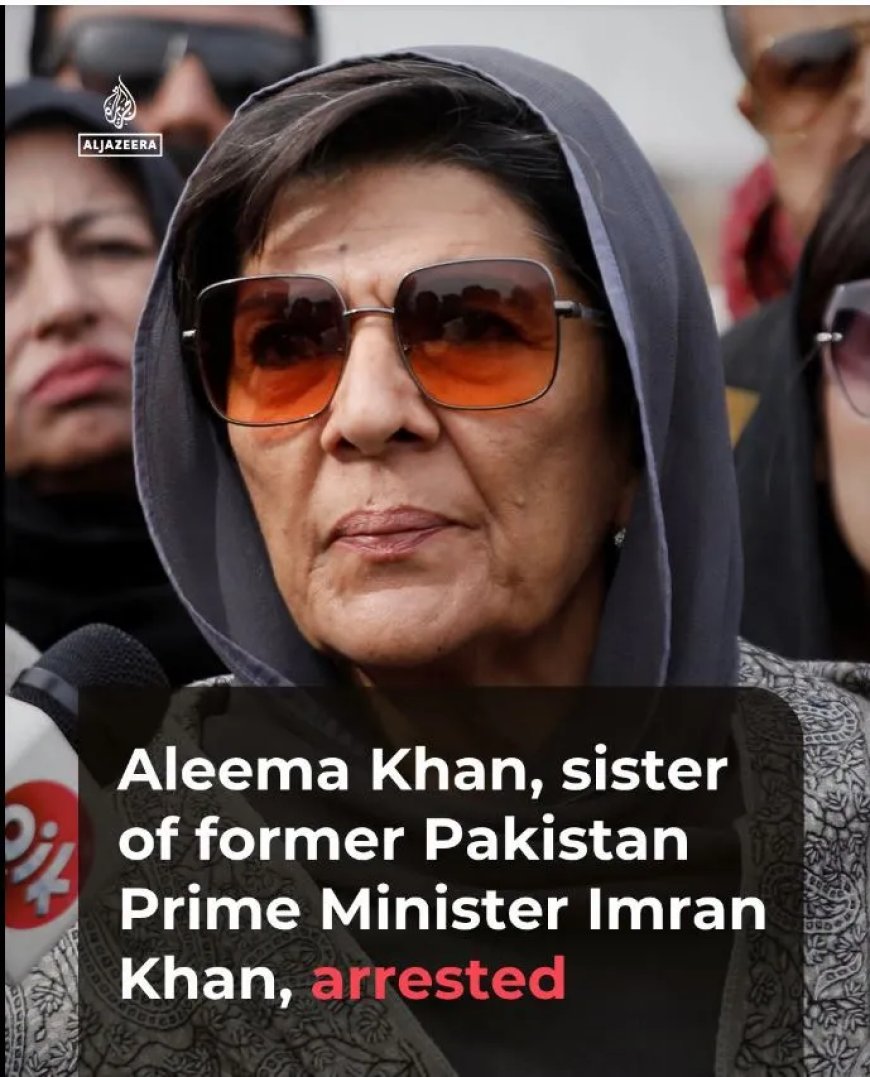 Zus Imran Khan gearresteerd