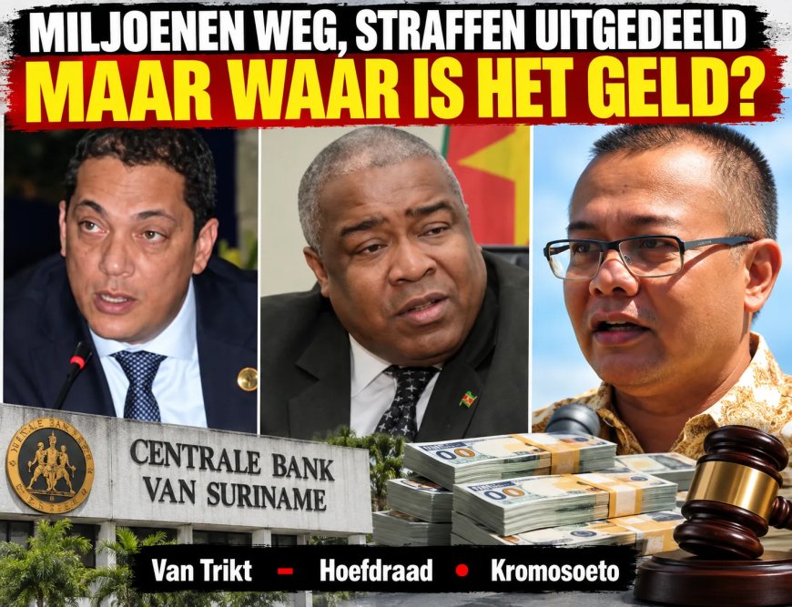 Miljoenen weg, stilte blijft