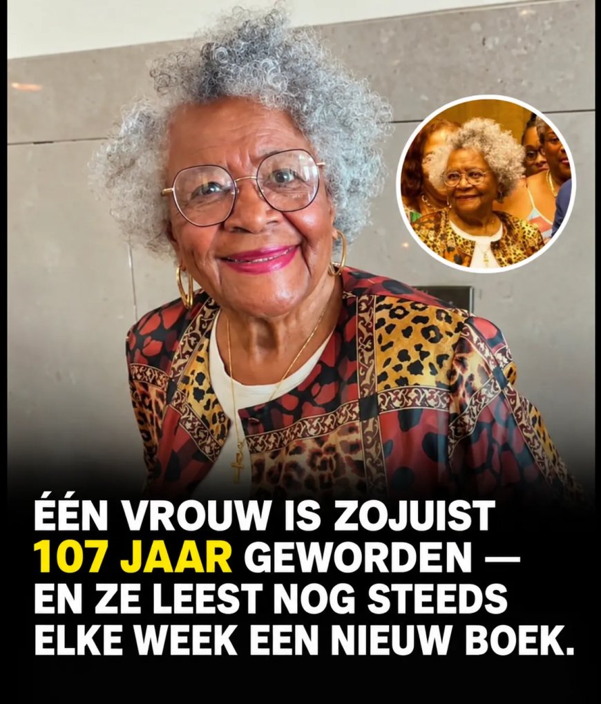 107 jarige Mason Byrd blijft actief en leergierig