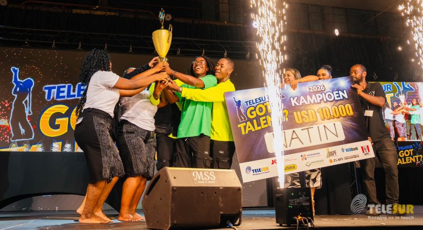 NATIN kroont zich tot kampioen van Telesur Got Talent 2026 na magische finale tegen VWO 4