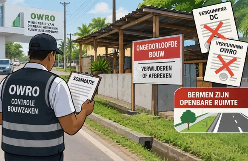 OWRO begint met aanpak bouwwerken op bermen