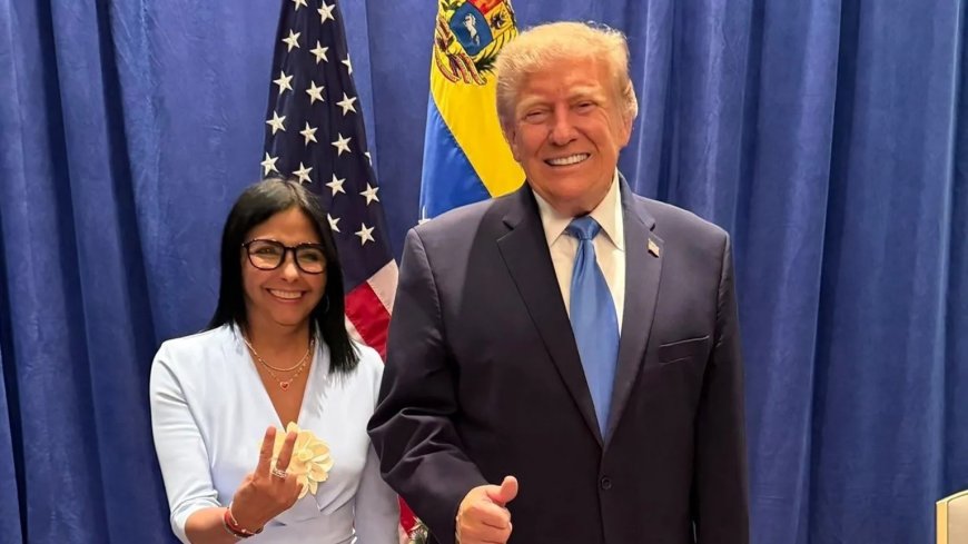 Trump en Rodríguez ontmoeten elkaar voor het eerst in New York