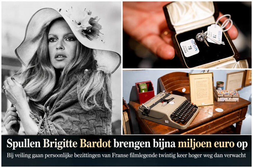 Spullen Brigitte Bardot brengen bijna miljoen euro op
