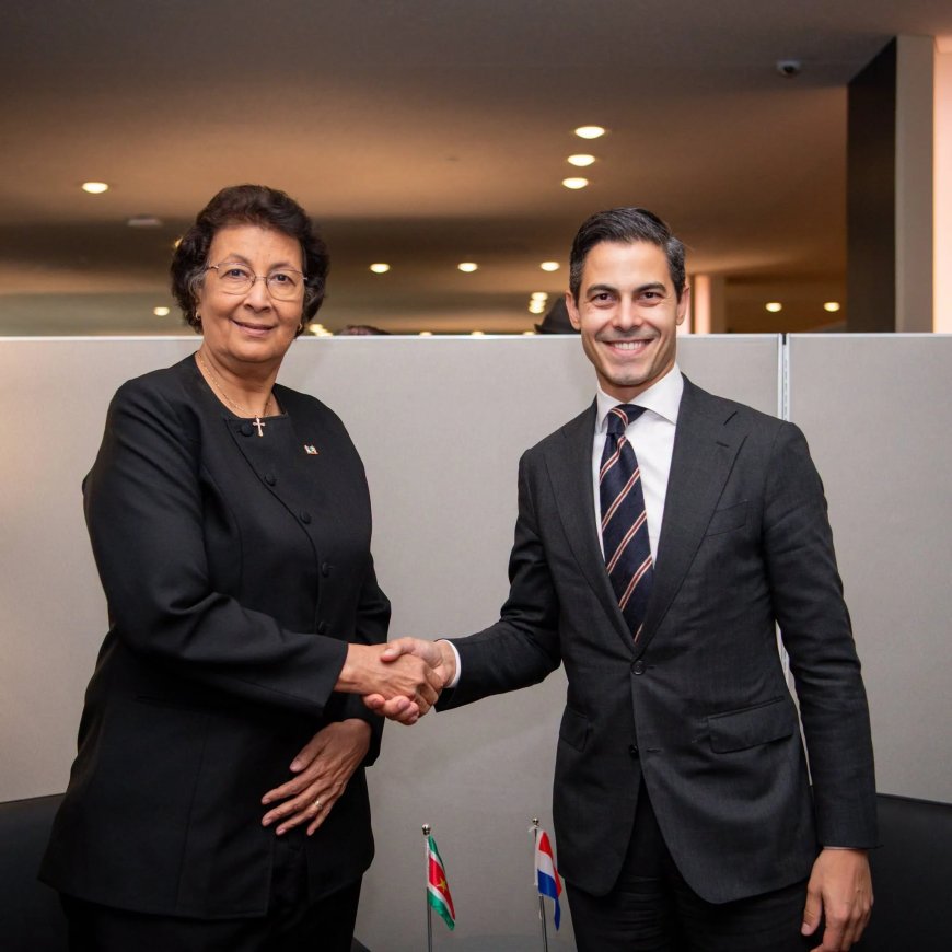 Simons spreekt in New York met minister-president Jetten