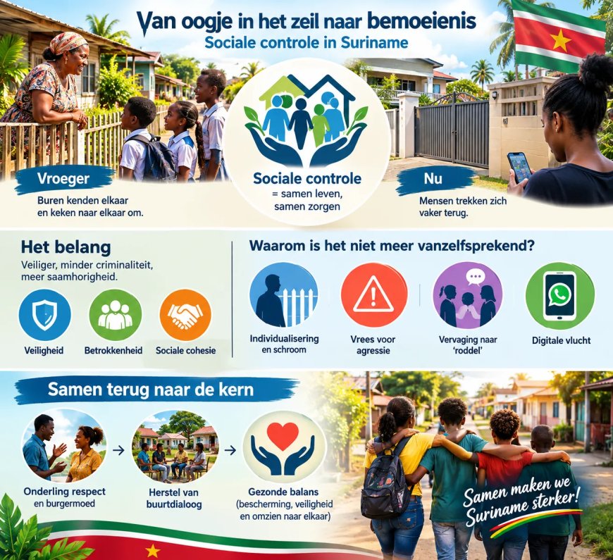 Van oogje in het zeil naar bemoeienis: sociale controle in Suriname 