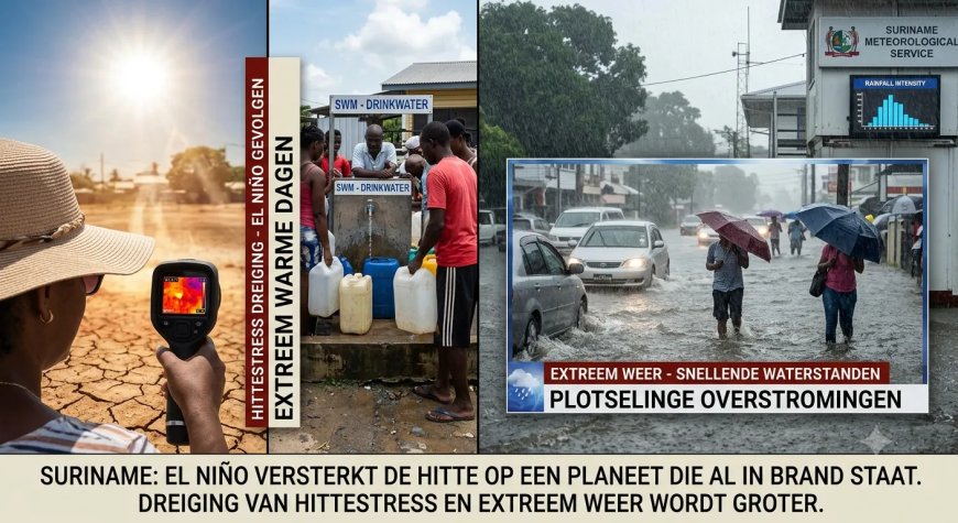 El Niño komt eraan: ook Suriname moet alert zijn