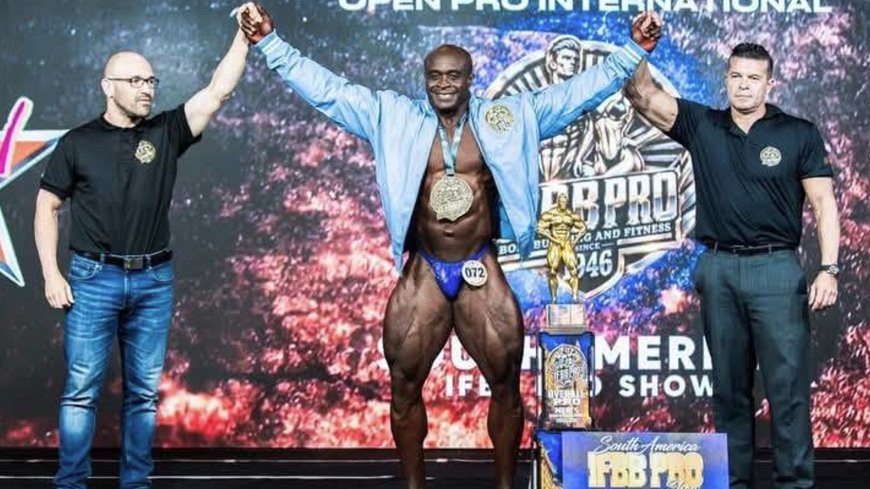 Eddy Wilson verovert Zuid-Amerikaanse bodybuildingtitel