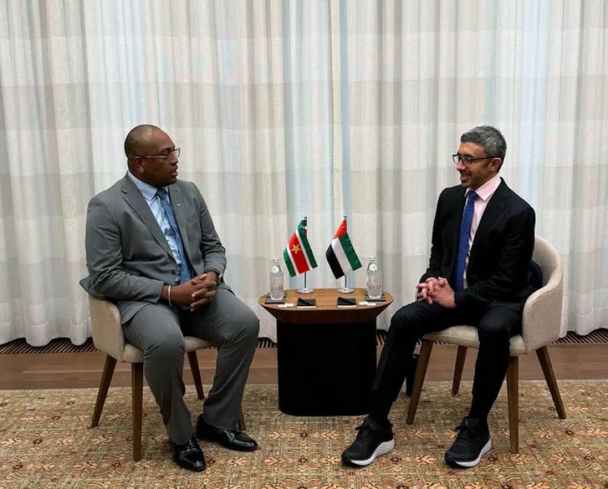 Suriname zoekt financiering ontwikkelingsprojecten bij fonds Abu Dhabi