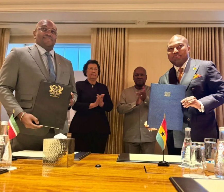 Suriname en Ghana ondertekenen samenwerkingsplan 2026-2029
