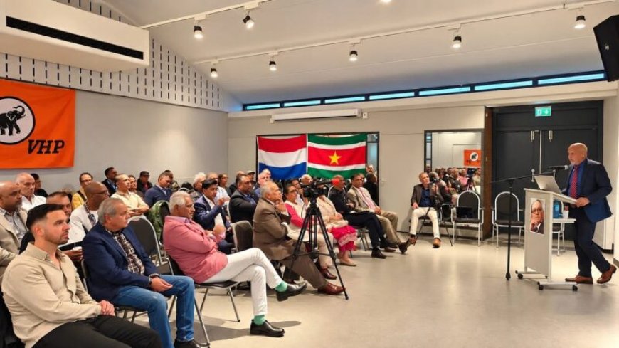 Soedamah: VHP ideologisch vernieuwen endiaspora structureel binden aan Suriname