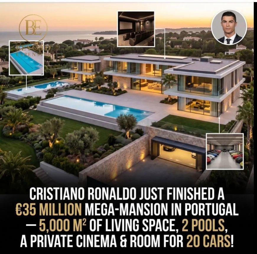 Cristiano Ronaldo bouwt megavilla van €35 miljoen in Cascais