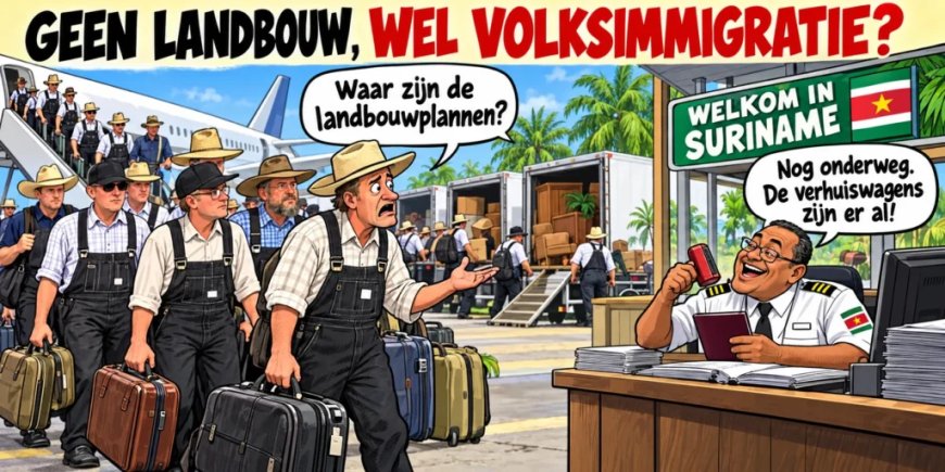 Geen landbouw, wel volksimmigratie?