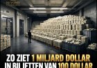 Zo ziet 1 miljard dollar in contanten eruit