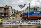 Daken van woningen weggewaaid in Latour en Geyersvlijt