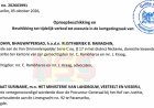 Douane legt beslag op rijst Ramadhin; ECD kreeg geen toestemming OM
