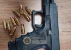 Man aangehouden met Glock en tien scherpe patronen
