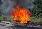 Narcotica Brigade verbrandt drugs te Kraka