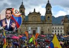 Demonstranten beschuldigen Colombiaanse regering ervan geschiedenis uit te wissen in Nationaa