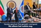 Schande  de rode loper kan de vuilnisbak in