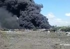 Grote brand op Ornamibo veroorzaakt ernstige rookoverlast