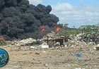 Grote brand op vuilstort Ornamibo