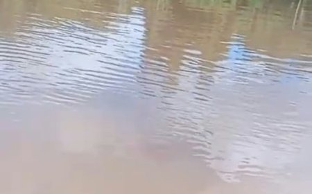 Bruin water in Manikreek baart samenleving Coeroeni grote zorgen
