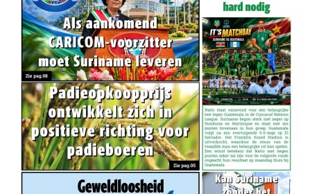 Dagblad Suriname, vrijdag 2 oktober 2026