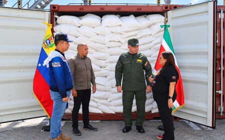 Suriname schenkt 55,45 ton rijst aan Venezuela na aardbevingen