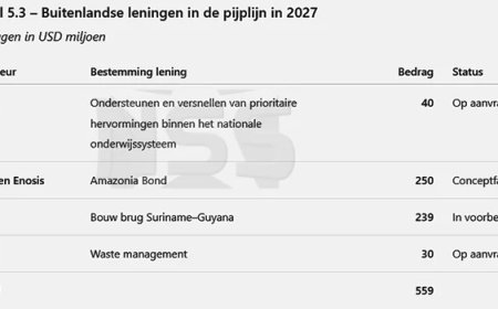 Nieuwe leningen van honderden miljoenen dollars in voorbereiding